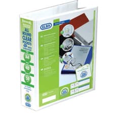 Image of Pack of 10 - Elba Panorama 50mm 4 D-Ring Presentation Binder A4 White Free 24h