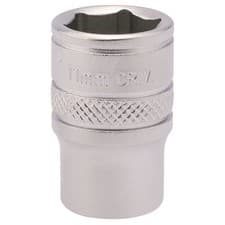 Image of Draper Expert Socket 1/4" Square Drive Chrome Vanadium Steel Tempered 11mm