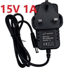 Image of 15V 1A  AC/DC Power Supply Adapter 5.5mm*2.1mm Jack UK plug Converter Charger 