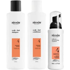 Image of Nioxin System 4 Hair Starter Kit for Coloured Treated Hair with Progressed Thin
