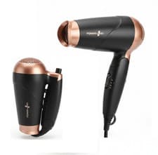 Image of Powerplus 1200W Foldable Travel Hair Dryer Compact Lightweight Hair Dryer