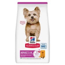 Image of Hill’s Science Plan With Chicken Small & Mini Balanced Adult Dry Dog Food 3kg**