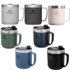 Image of Stanley 0.35L Classic Legendary Stainless Steel Camping Thermal Travel Mug