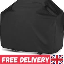 Image of Windproof & Waterproof BBQ Cover for Large 4 Burner Grills - Long-Lasting Use
