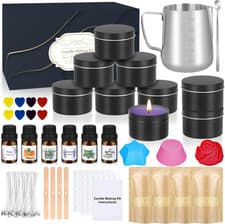 Image of Candle Making Kit for Beginners: DIY Scented Candles with Essential Supplies