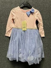 Image of Monsoon Swan Dress Age 18-24 Months TD023 FF 06