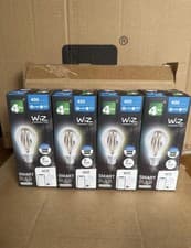 Image of Pack of 4 4Lite Wiz Connected Smart A60 B22 Tuneable White Filament Bulb Bayonet