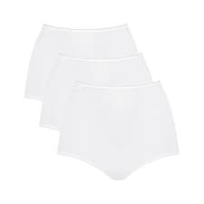 Image of Sloggi Women's Maxi, 3 Pack - 24/7 Cotton, Plain
