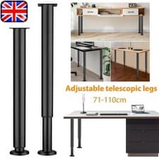 Image of 710-1100MM Adjustable Kitchen Worktop/Desk/Breakfast Bar Table Leg 60mm Bar UK