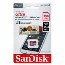 Image of New SanDisk Ultra 256GB microSDXC UHS-I A1 Memory Card Upto 120MB/s High Speed