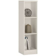 Image of 4 You Medium Narrow Bookcase In Pearl White