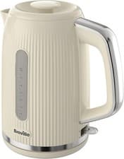 Image of Breville Bold Vanilla Cream Electric Kettle | 1.7L | 3Kw Fast Boil | Cream & Sil