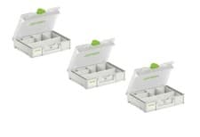 Image of Festool Organiser Systainer SYS3 M89 6xESB - Pack of 3 - 204854