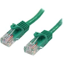 Image of StarTech.com 3 m Green Cat5e Snagless RJ45 UTP Patch Cable - 3m Patch Cord - Eth