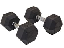 Image of Urban Fitness PRO Hex Dumbbell - Rubber Coated (Pair) X2 15 KG