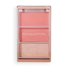 Image of Makeup Revolution, Blush Icon Palette, Cream & Pressed Powder Blusher - 9.8gm
