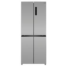 Image of HYE 394L Frost Free American Fridge Freezer 4 Door Slim 70cm Width - Inox Finish