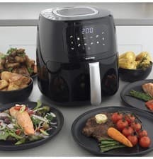 Image of Salter 4.2L Digital Air Fryer 1400W Touch Control Healthy Cooking Black – New