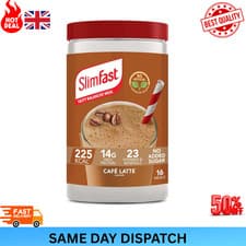 Image of SLIMFAST SHAKE POWDER 16 SERVINGS for Balanced Diet Plan All flavours