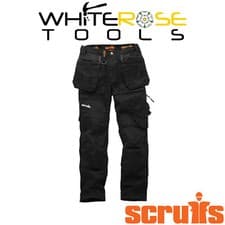 Image of Scruffs Women's Trade Flex Holster Trousers Black Durable Cargo
