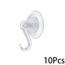 Image of suction hooks Large Wall Action LEVER Scalloped Kitchen Bathroom UK