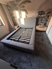 Image of Ottoman bed, bed frame double with storage