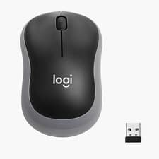 Image of M185 Wireless Optical Mouse + USB Receiver Fit Compact PC Laptop Mouse