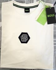 Image of Hugo Boss Mens Premium Round Neck Tshirt.