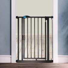 Image of Bettacare Baby Gate, Auto Close, Safety Gate, Matt Black Range 61cm - 154cm