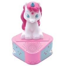 Image of Lexibook Bluetooth Speaker with Unicorn Luminous Figurine Pink & Blue - BTD80UNI