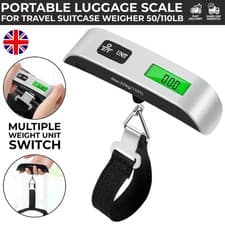 Image of Luggage Scale Portable Digital Weight Scale for Travel Suitcase Weigher 50/110lb