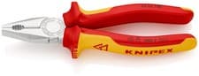 Image of Knipex 81204 180mm VDE Fully Insulated Combination Pliers