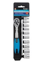 Image of Blue Spot Tools - 12 Pce 1/4" Ratchet & Socket Set