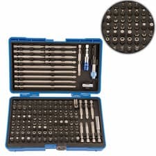 Image of Draper 127 Piece Magnetic Tamperproof Security Screwdriver Bit Holder Set & Case