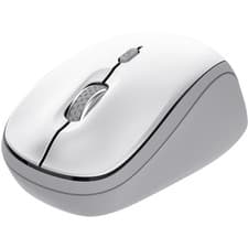 Image of Trust Yvi+ Wireless Mouse Bluetooth 2.4 GHz White for 3 Devices Silent Click