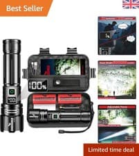 Image of Multi-Mode 500000 Lumen Flashlight - 24H Rechargeable & Waterproof Design
