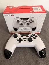 Image of Gioteck WX4 Wireless Gaming Controller for Nintendo Switch White #1
