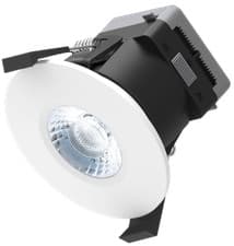 Image of 8W SHALLOW VOID CCT DIMMABLE FIRE RATED DOWNLIGHTS MULTI COLOURED BEZELS PREMIUM