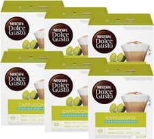 Image of Nescafe Dolce Gusto Skinny Cappuccino Coffee Pods 96 Capsules 48 Drinks