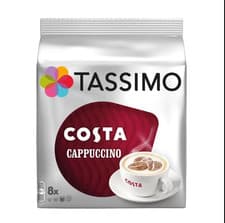 Image of TASSIMO Costa Cappuccino Coffee pods