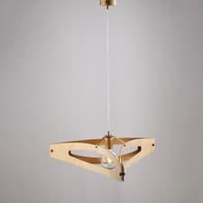 Image of Modern Gold Laser Cut Pendant Light 1 Light BON-827