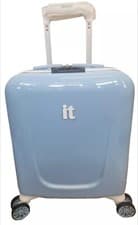 Image of it Luggage Delightful Underseat 8 Wheel 44cm Suitcase TSA Lock Blue