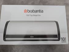Image of Brabantia LARGE Roll Top Bread Bin - Matt Steel