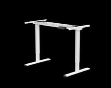 Image of Electric Standing Desk Frame Sit Stand Height Adjustable Desk Base White
