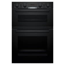 Image of Bosch Series 4 MBA533BB3B Electric Built-In Double Oven - Black MBA533BB3B