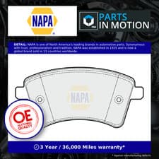 Image of Brake Pads Set Front NBP1407 NAPA 4154210310 4154210610 4154300022 A4154210310