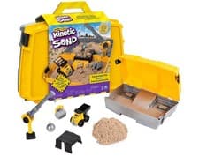 Image of Construction Sand Playset Folding Sandbox with Vehicle & 907g Sand Kids 3+