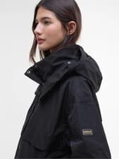 Image of Barbour® International Black Showerproof Women’s Jacket RRP £179