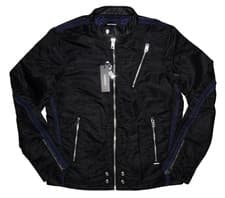 Image of DIESEL J-NEATS JACKET BLACK SIZE XS 100% AUTHENTIC