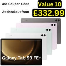 Image of Samsung Galaxy Tab S9 FE+ Plus 128GB Unlocked Android Tablet Wi-Fi Pristine - A+
